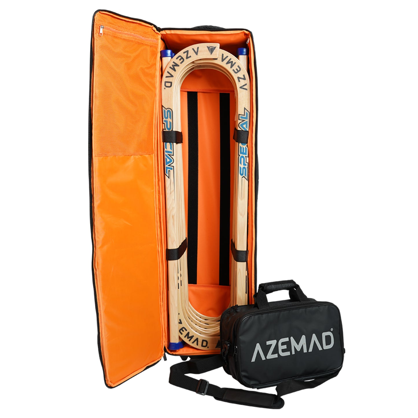 AZEMAD Stick Trolley for Equipment (25 sticks) + Technical Bag